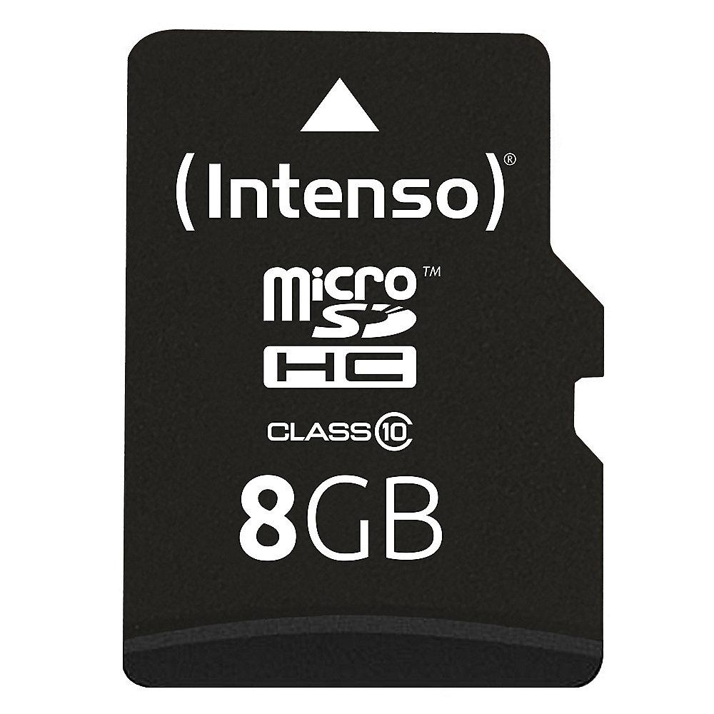 Intenso 8 GB microSDHC Speicherkarte (40 MB/s, Class 10)