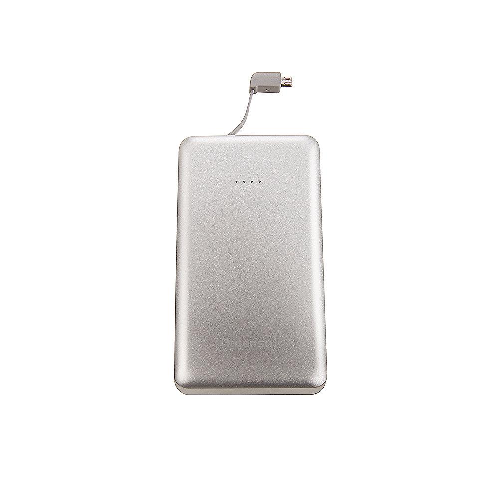 Intenso mobiles Ladegerät Powerbank Slim 10.000 mAh silber