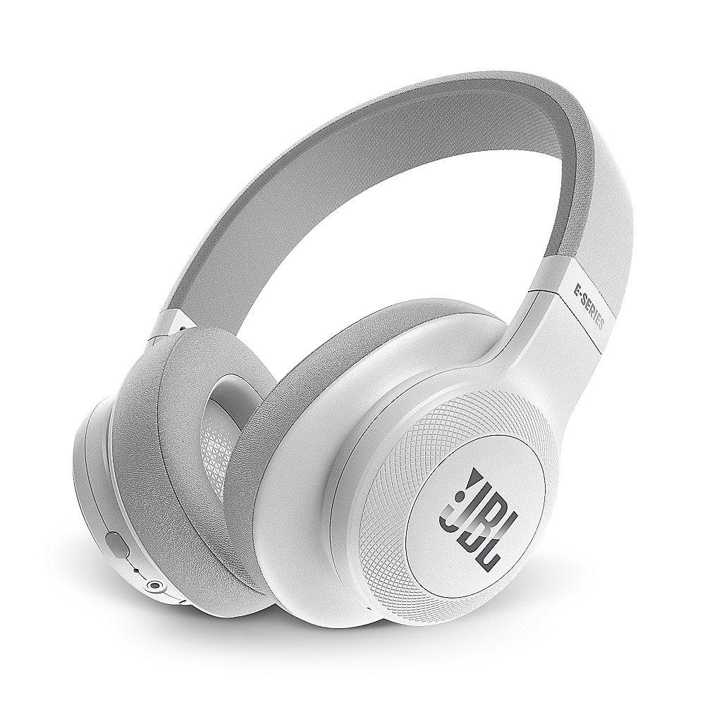 JBL E55BT Weiß - Over-Ear - Bluetooth Kopfhörer mit Mikrofon