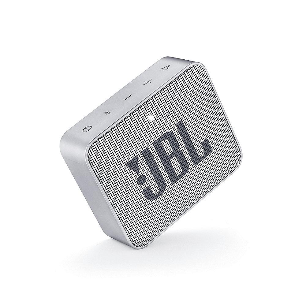 JBL GO2 Grau Ultraportabler Bluetooth Lautsprecher wasserdicht