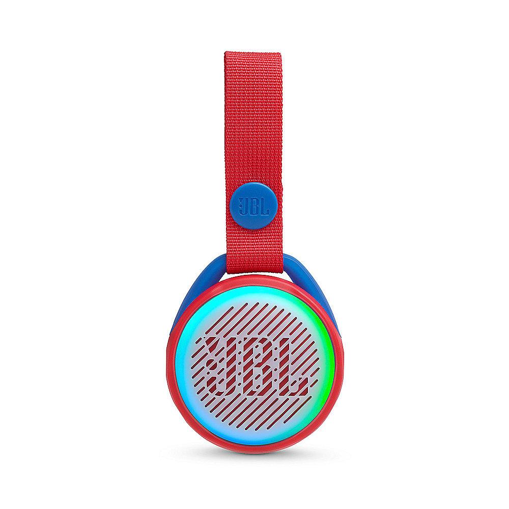 JBL JR Pop rot Tragbarer Bluetooth-Lautsprecher f. Kinder wasserdicht nach IPX7