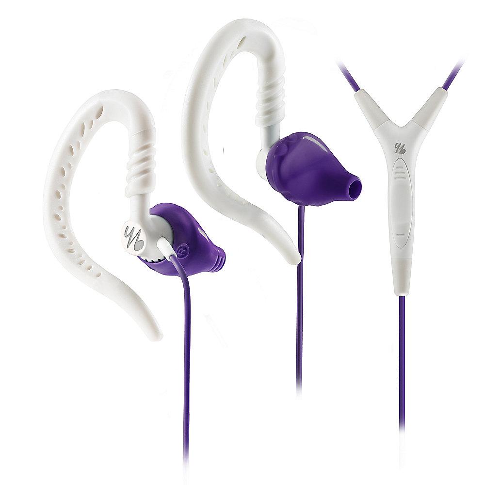 JBL Yurbuds Focus 400 - Sport-In Ear-Kopfhörer (Ohrbügel) Mikro/Fernb. lila/weiß