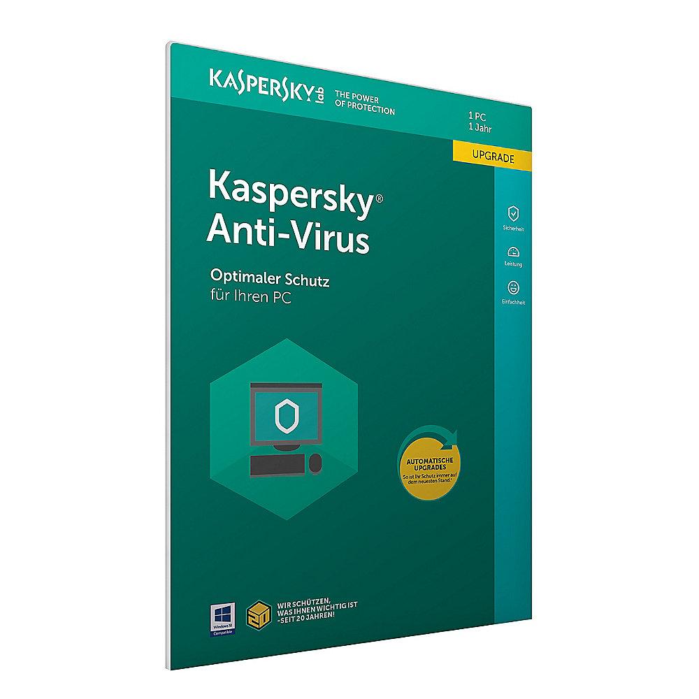 Kaspersky Anti-Virus Upgrade 1PC 1Jahr FFP / Produkt Key