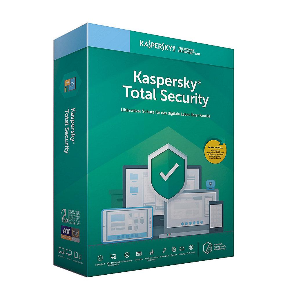 Kaspersky Total Security 3Geräte 1Jahr Minibox