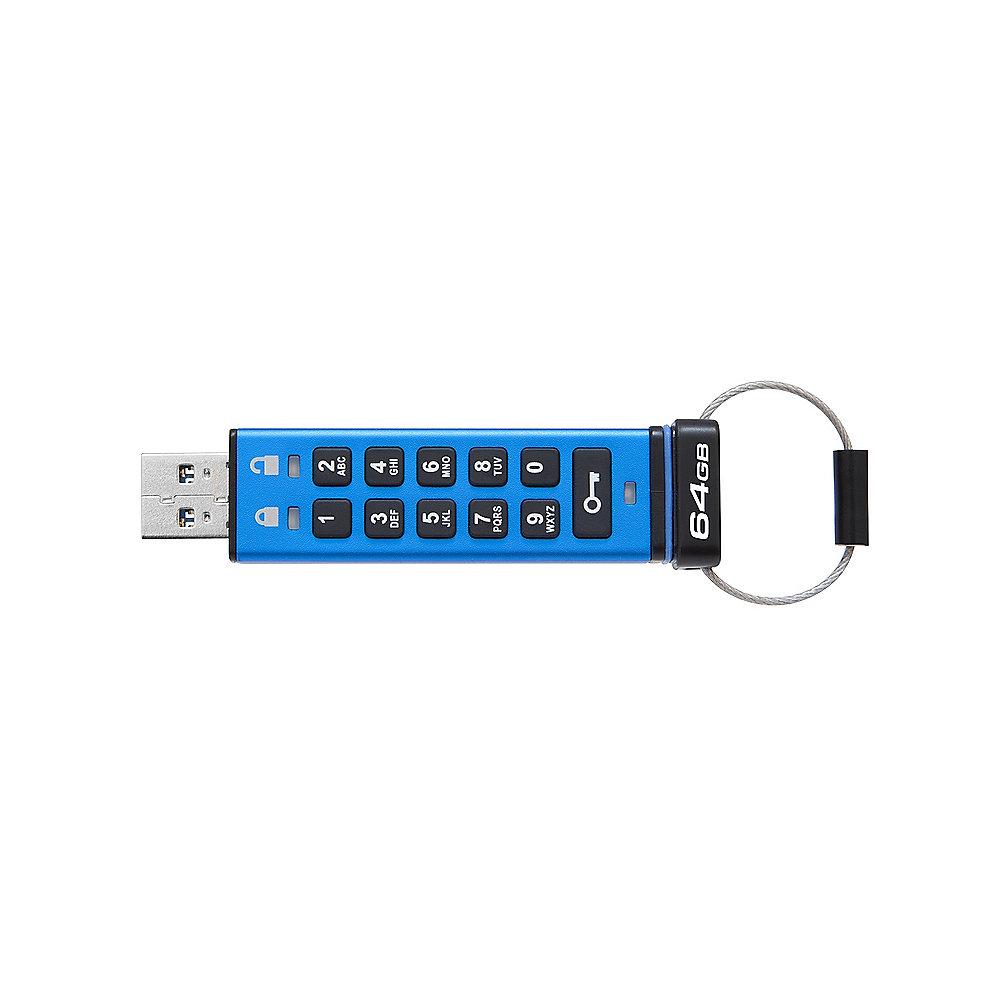Kingston 64GB DataTraveler 2000 Data Secure Stick USB3.0 IP57 DT2000/64GB