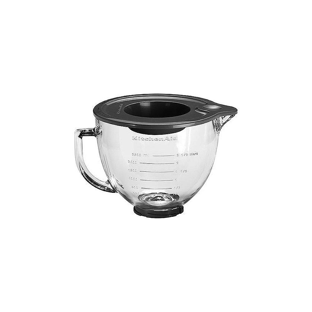 KitchenAid 5K5GB Design-Glasschüssel 4,83 L mit Deckel