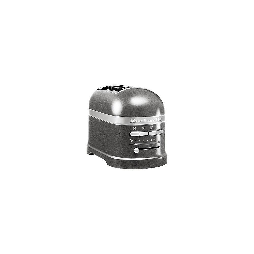 KitchenAid Artisan 5KMT2204E 2-Scheiben Toaster 1250 Watt medaillion silber