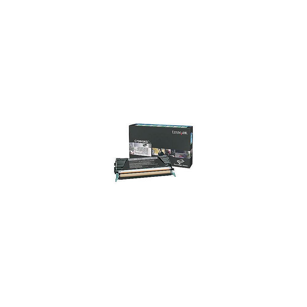 Lexmark 0C736H1KG Toner schwarz