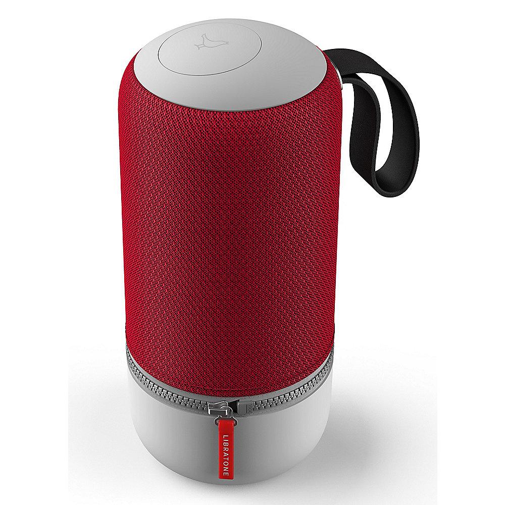 Libratone ZIPP Mini 2 Wireless Lautsprecher BT Airplay2 Multiroom Cranberry Red