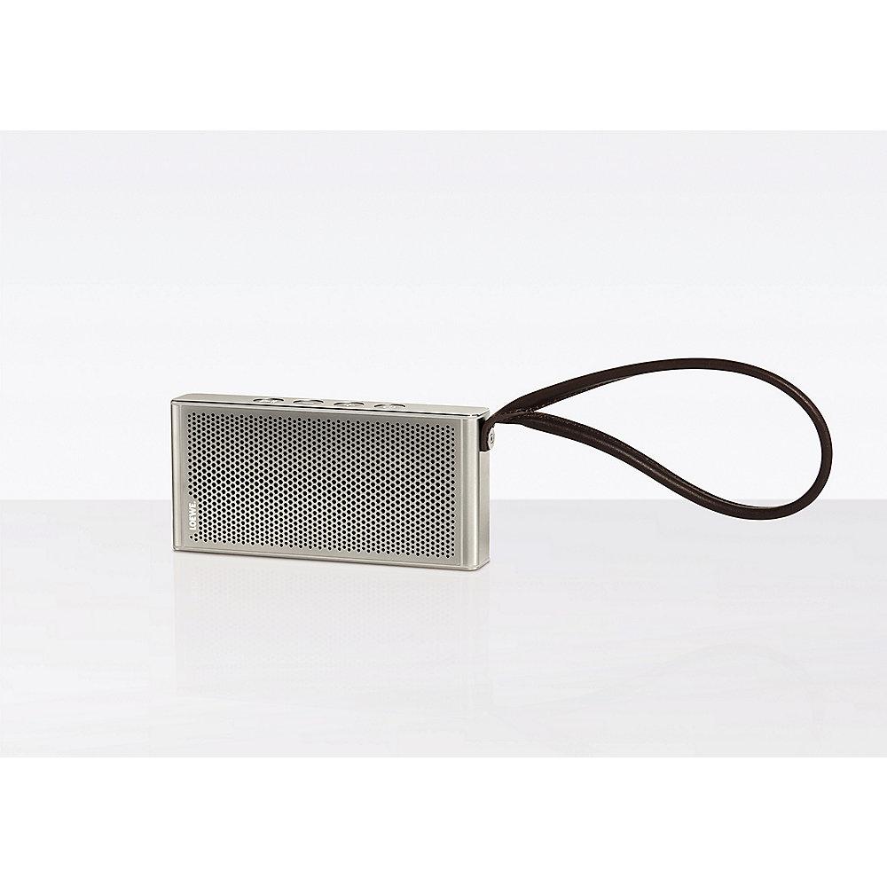 Loewe klang m1 Bluetooth-Lautsprecher mit Freisprecheinrichtung silber