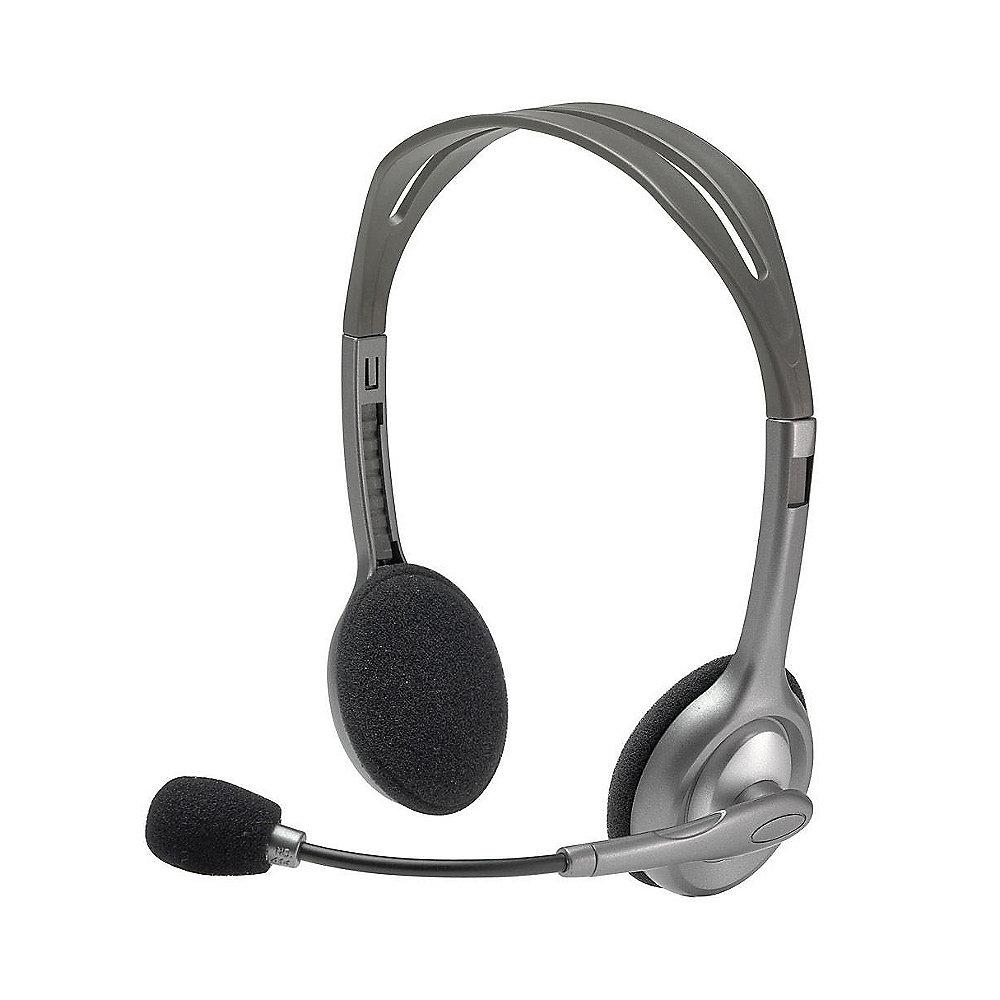 Logitech H110 Kabelgebundenes Beidseitiges Headset Stereo 3,5mm 981-000271
