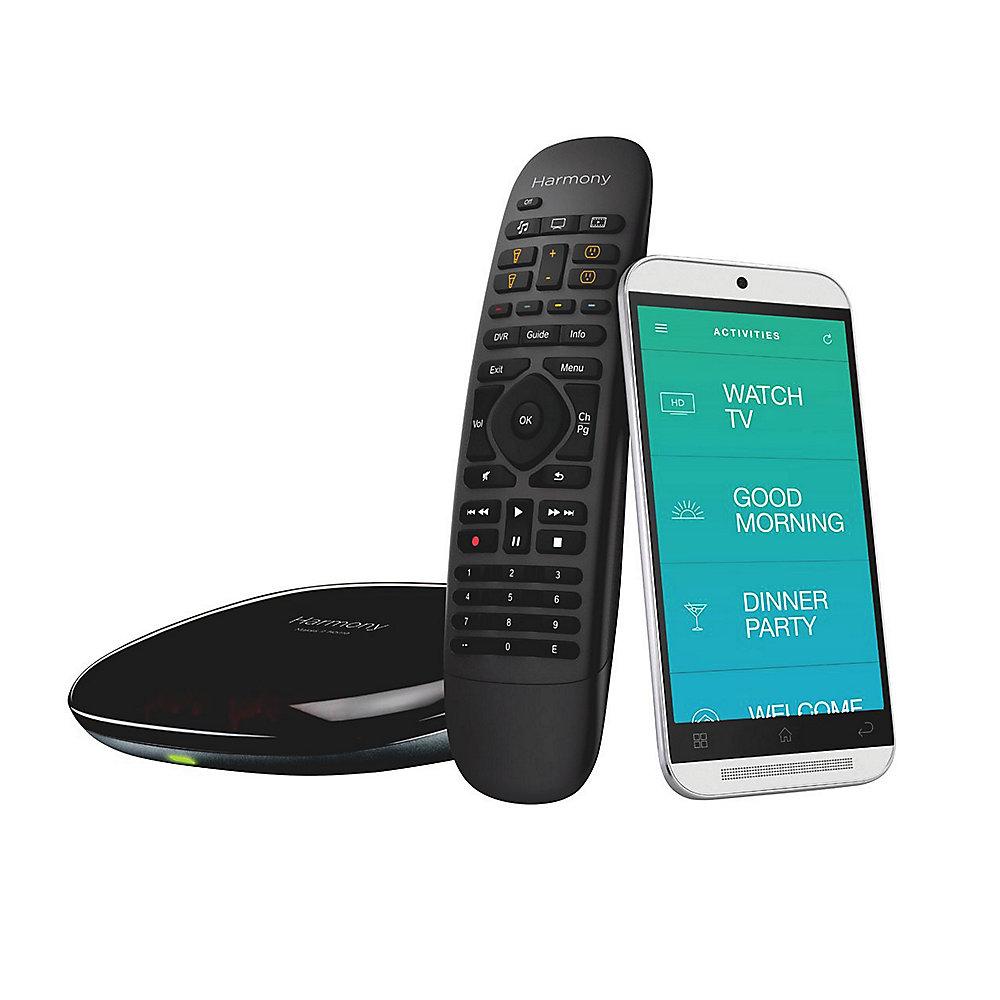 Logitech Harmony Companion Universalfernbedienung Hub und App 915-000240