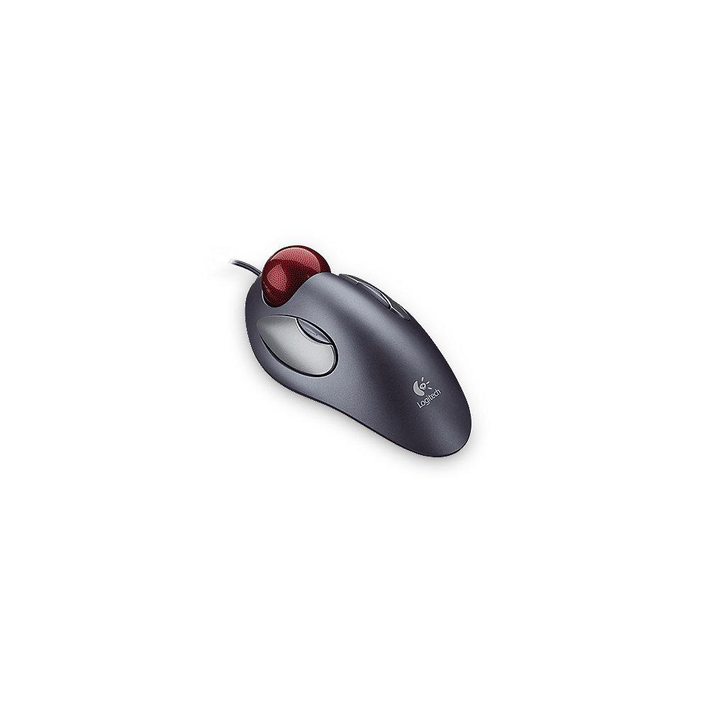 Logitech Trackman Marble Mouse Trackball für Links- und Rechtshänder 910-000808