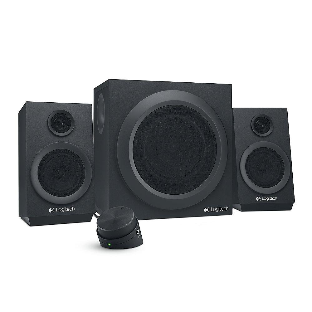 Logitech Z333 2.1 Multimedia Stereo Lautsprechersystem mit Subwoofer 980-001202