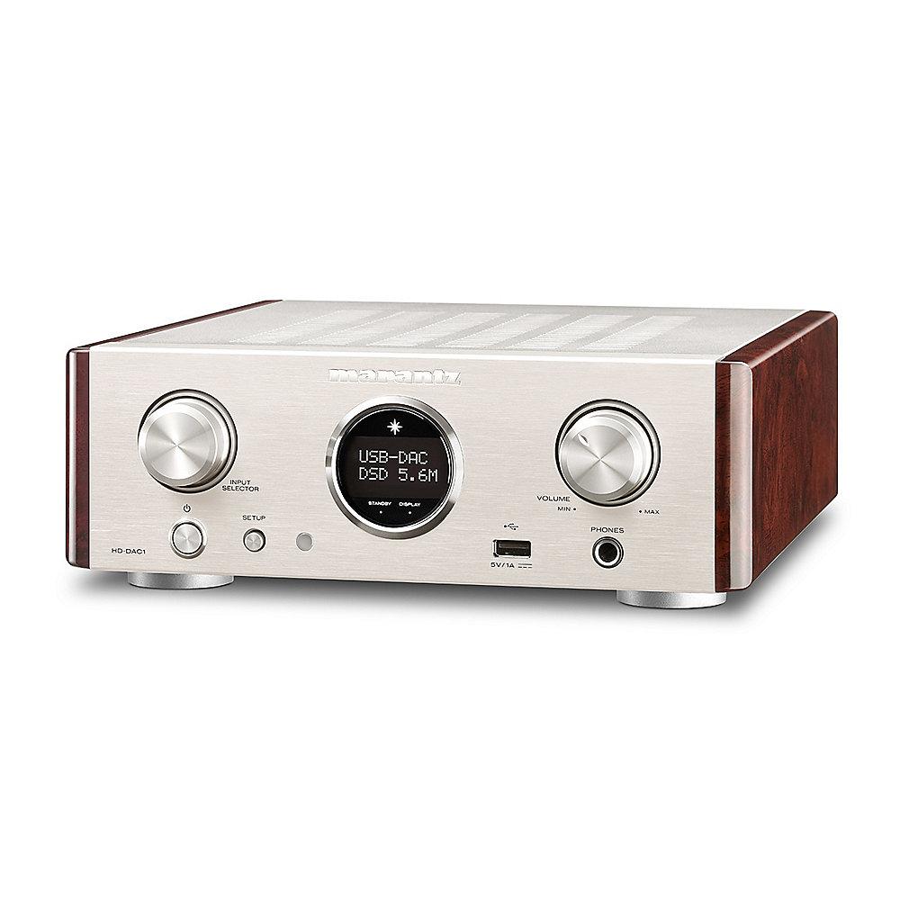 Marantz HD-DAC1 Premium Kopfhörer-Verstärker, silber-gold, Marantz, HD-DAC1, Premium, Kopfhörer-Verstärker, silber-gold