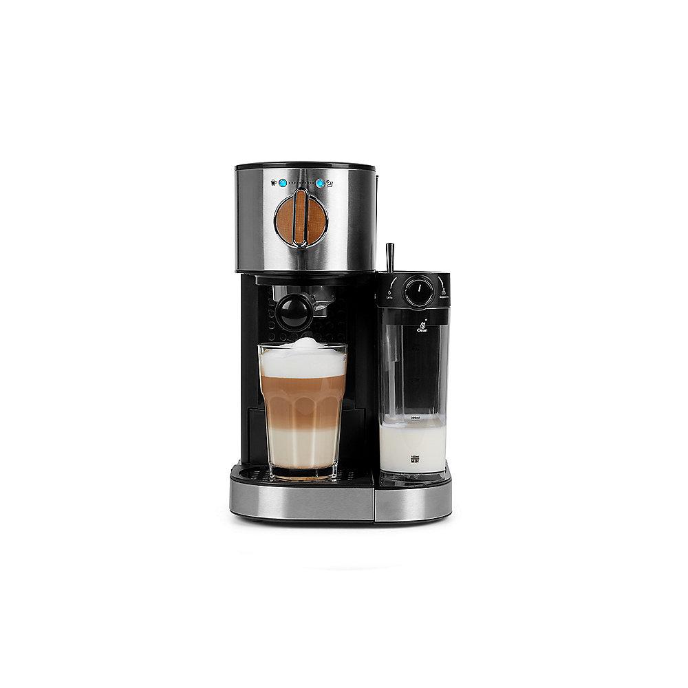 Medion 17116 Espressomaschine mit integriertem Milchaufschäumer