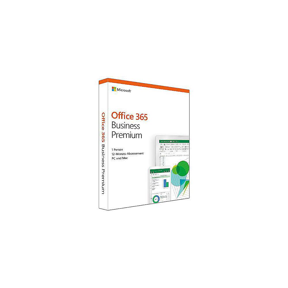 Microsoft Office 365 Business Prem. (1 Benutzer/ 15 Devices/ 1 Jahr) EN Mac/Win