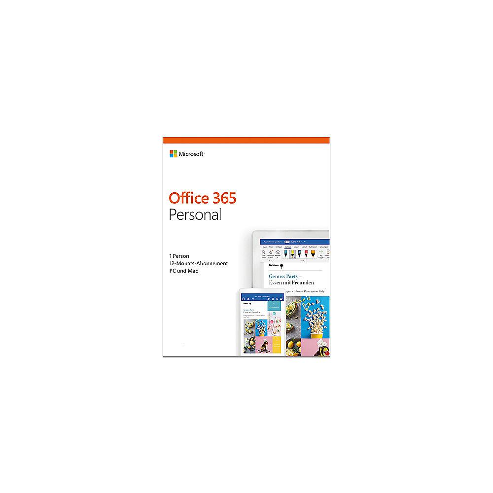 Microsoft Office 365 Personal P4 (1 Benutzer/ 3 Devices/ 1 Jahr) DE ESD