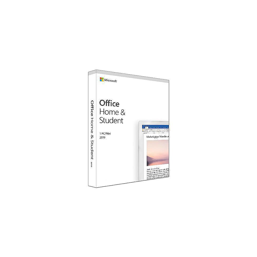 Microsoft Office Home & Student 2019 (1 Benutzer/ 1PC/Mac) EN Mac/Win