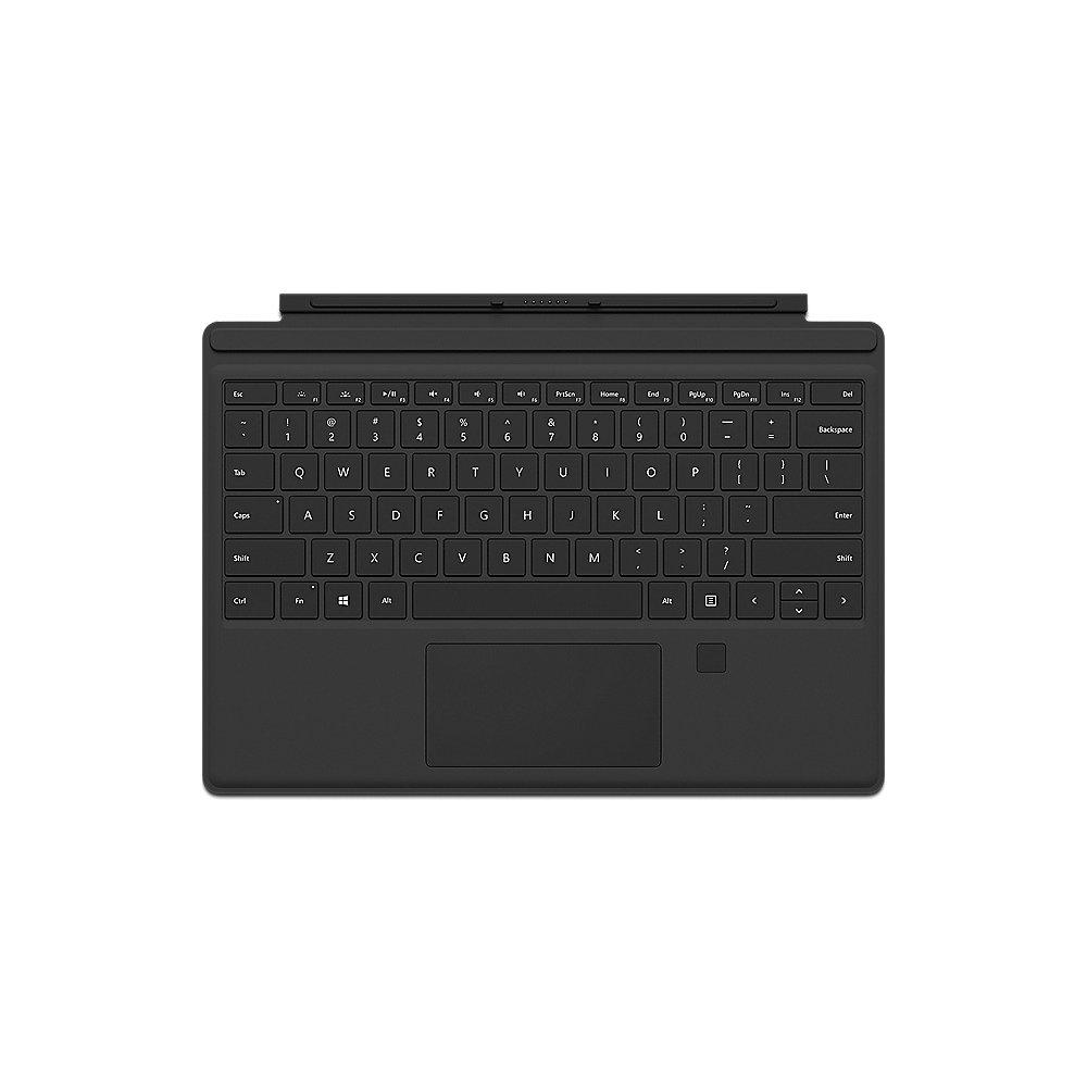 Microsoft Surface Pro Fingerprint Type Cover Schwarz, Microsoft, Surface, Pro, Fingerprint, Type, Cover, Schwarz