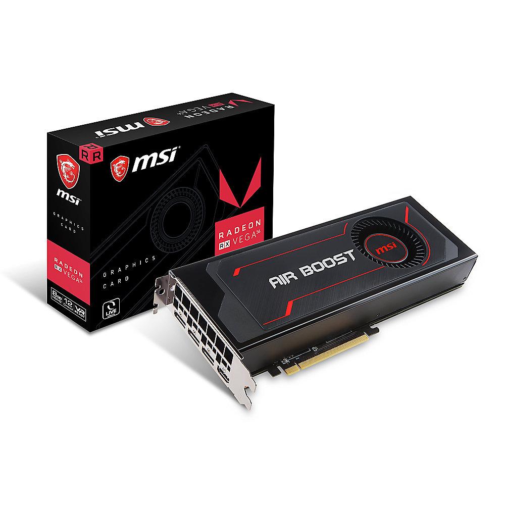 MSI AMD Radeon RX Vega 64 Air Boost 8G OC 8GB HBM2 Grafikkarte 3xDP/HDMI
