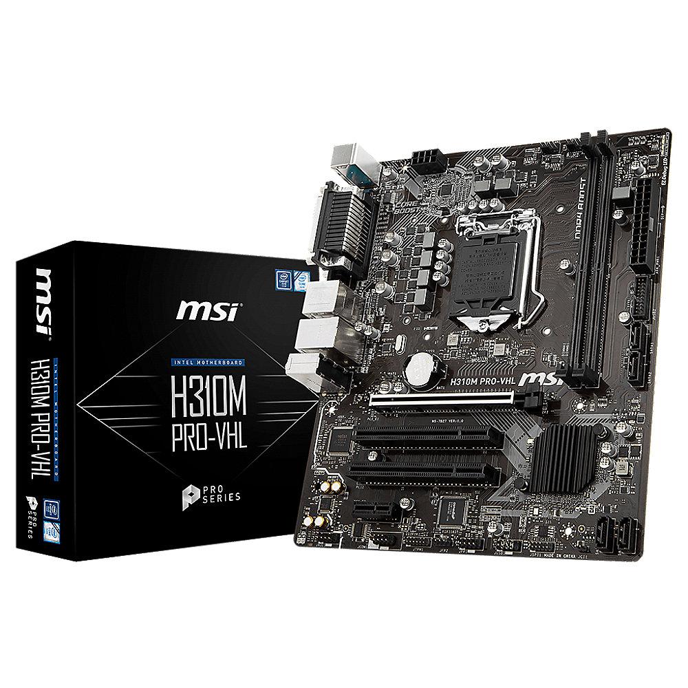 MSI H310M Pro-VHL mATX Mainboard Sockel 1151v2 (Coffee Lake)