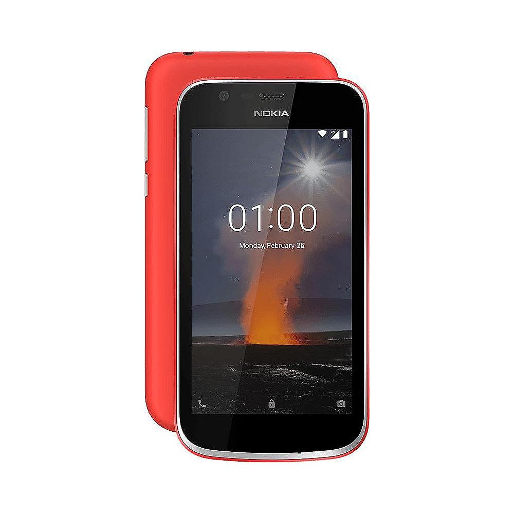 Nokia 1 8GB warm red Dual-SIM Android 8.1 Go Edition Smartphone, Nokia, 1, 8GB, warm, red, Dual-SIM, Android, 8.1, Go, Edition, Smartphone