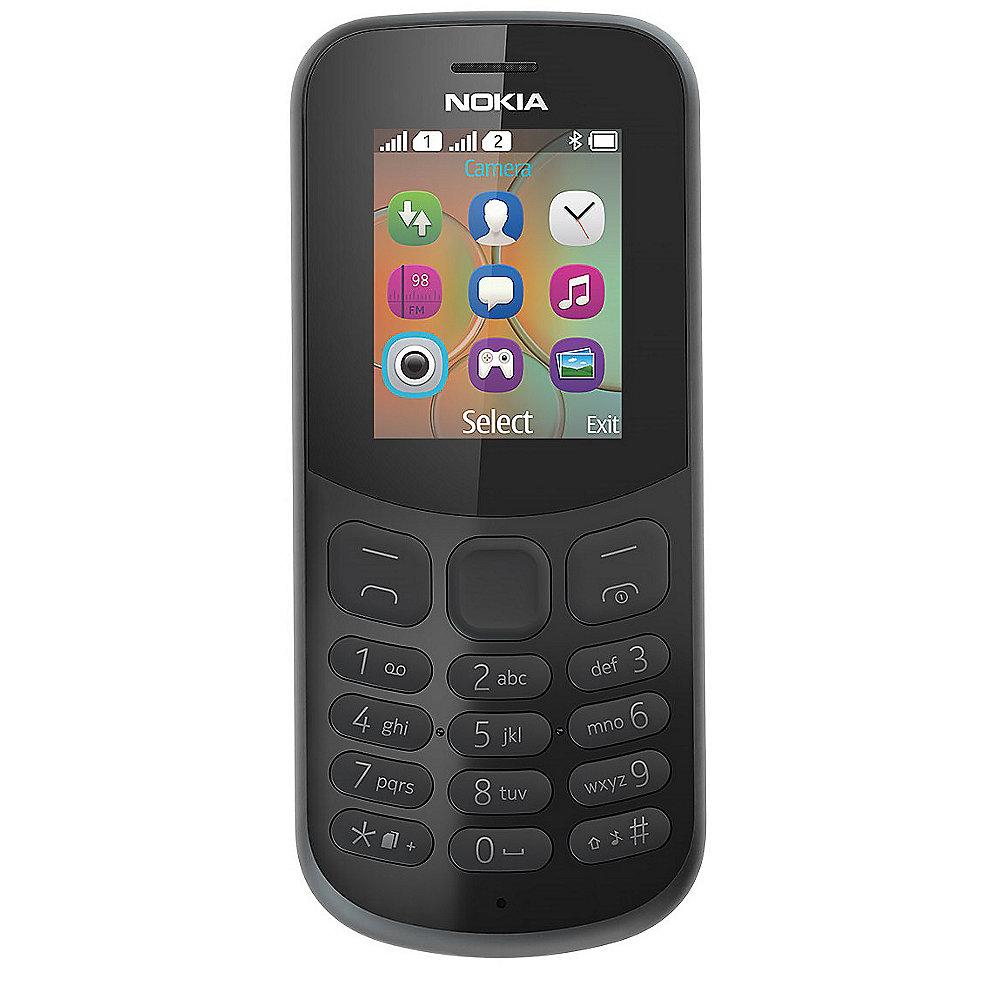 Nokia 130 (2017) Dual-SIM black, Nokia, 130, 2017, Dual-SIM, black