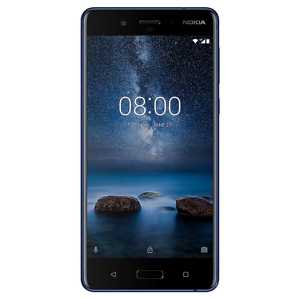 Nokia 8 64GB tempered blue Android 7.1 Smartphone