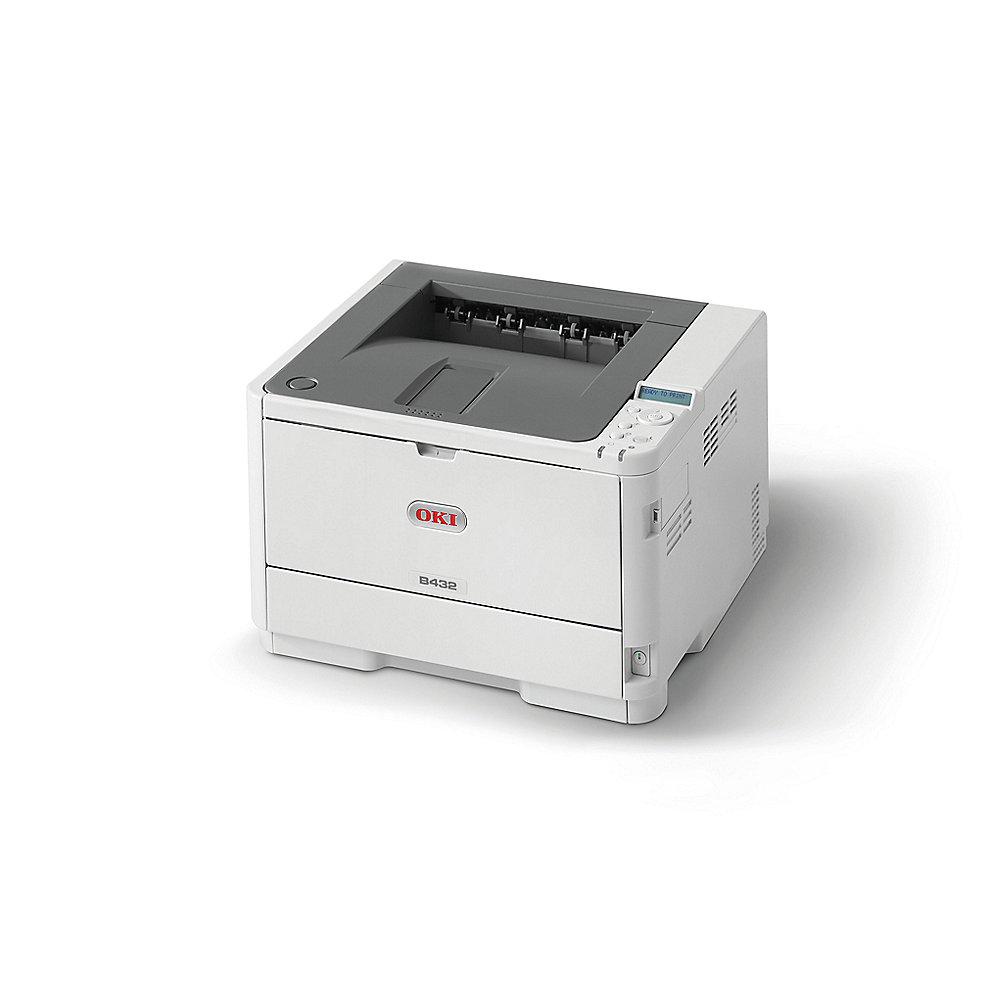 OKI B432dn LED-S/W-Laserdrucker LAN