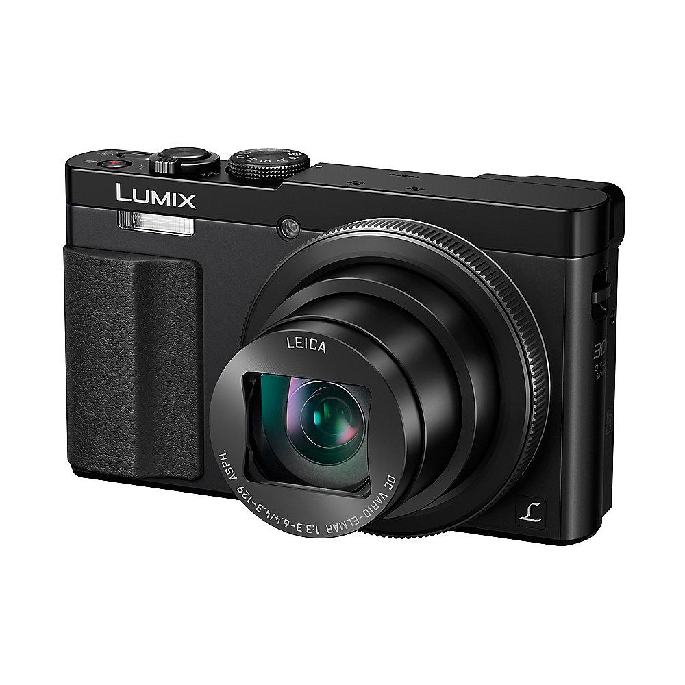 Panasonic Lumix DMC-TZ71 Digitalkamera schwarz, Panasonic, Lumix, DMC-TZ71, Digitalkamera, schwarz