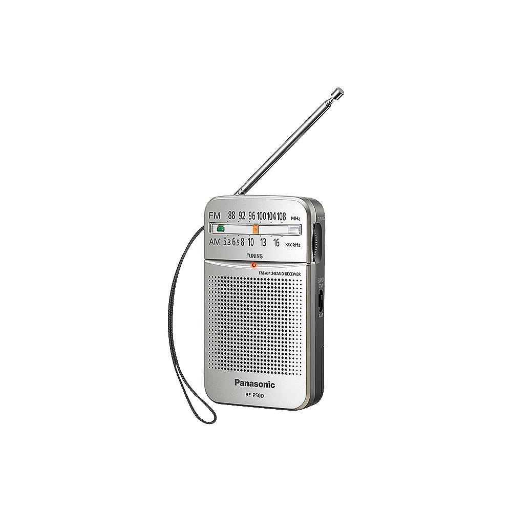 Panasonic RF-P50DEG-S Taschenradio silber