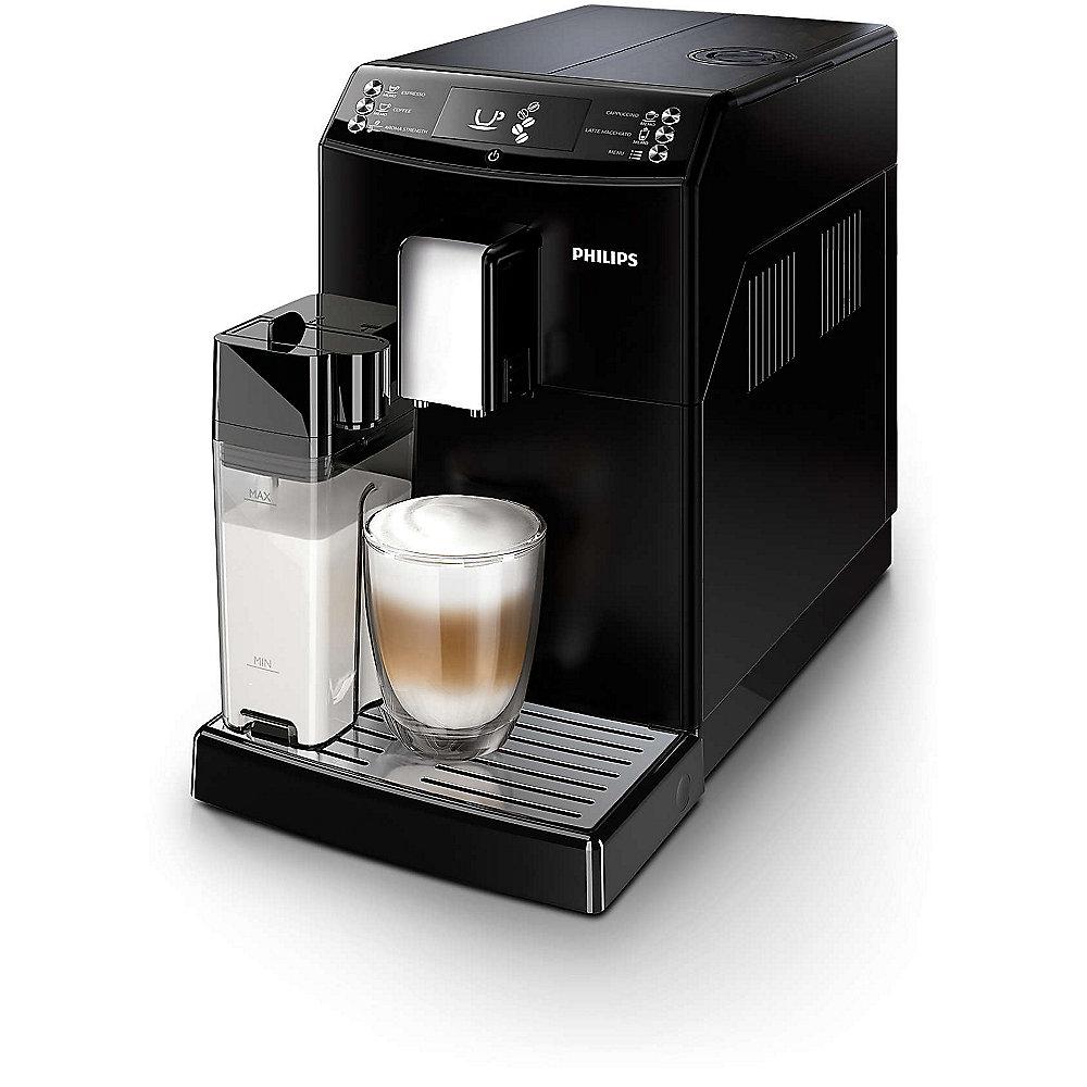 Philips EP3551/00 Kaffeevollautomat 3100 Serie mit Milchkanne schwarz