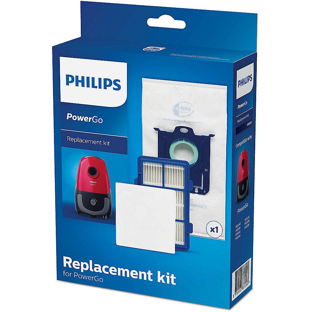 Philips FC8001/01 Ersatzteil-Set (PowerGo) 1x s-bag 1x Allergie- 1x Motorfilter