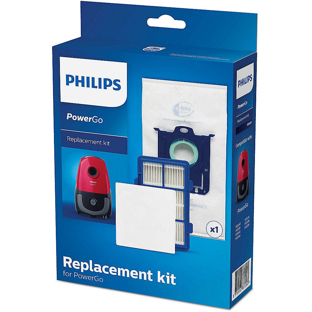 Philips FC8001/01 Ersatzteil-Set (PowerGo) 1x s-bag 1x Allergie- 1x Motorfilter, Philips, FC8001/01, Ersatzteil-Set, PowerGo, 1x, s-bag, 1x, Allergie-, 1x, Motorfilter