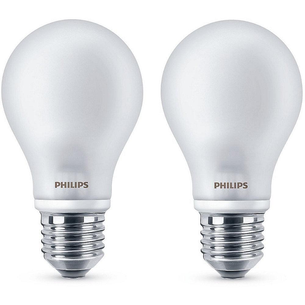 Philips LEDClassic Birne A60 6,7W (60W) E27 matt warmweiß EEK A   (2er Pack)