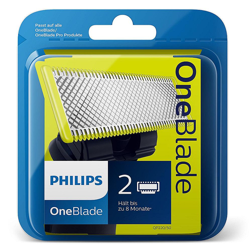 Philips QP220/50 Ersatzklinge für OneBlade / OneBlade Pro Modelle (2 Stück)