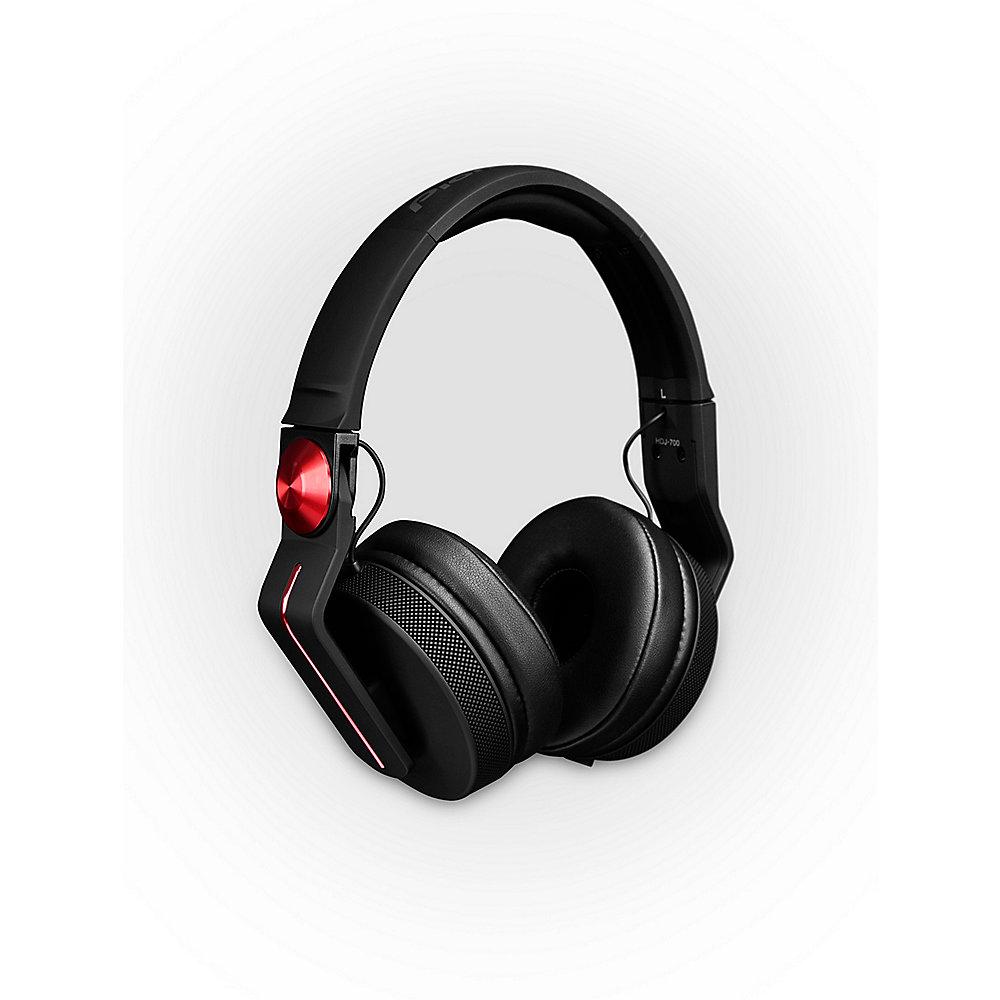 .Pioneer DJ HDJ-700-R geschlossener DJ-Kopfhörer, rot