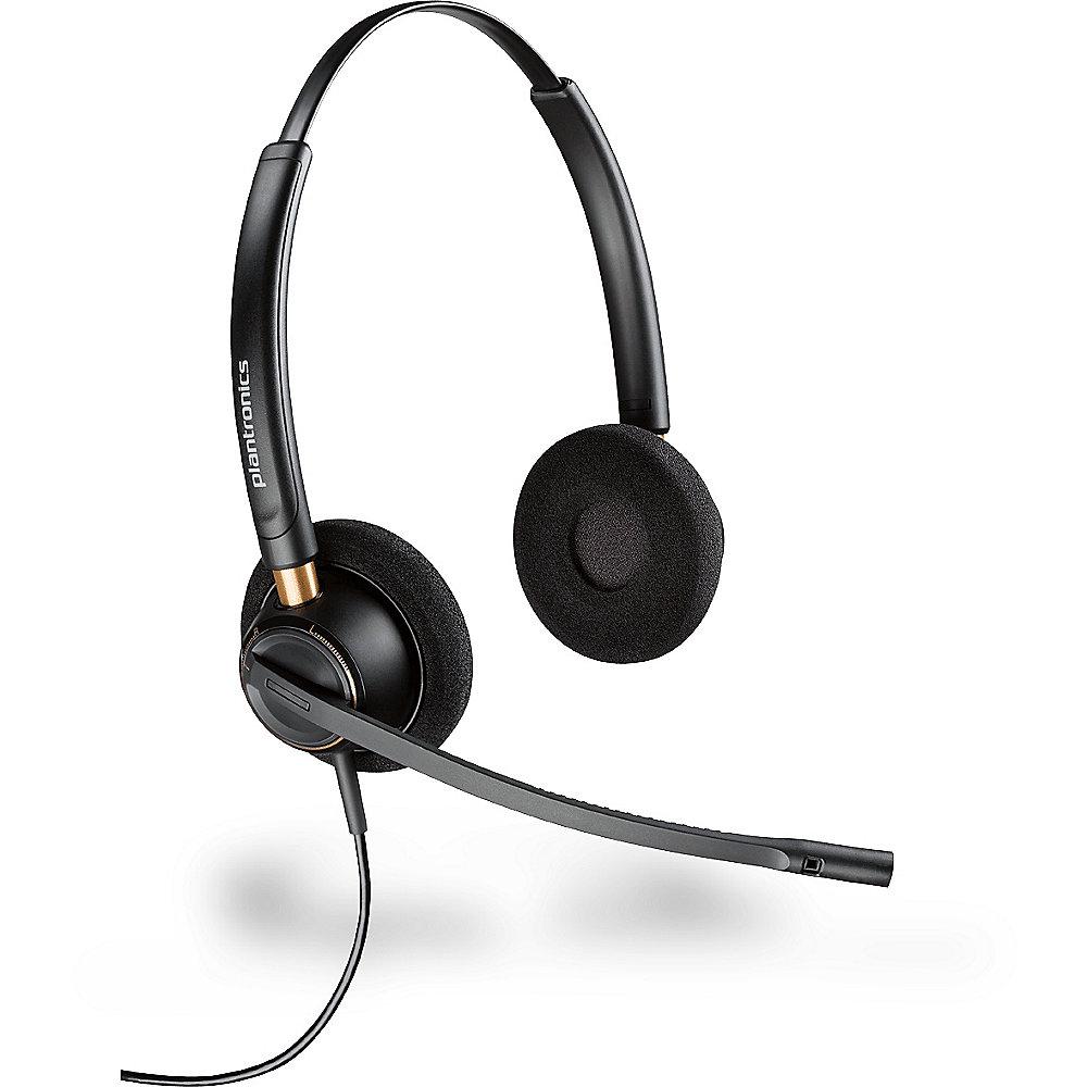 Plantronics EncorePro HW520 Binaurales Noise Cancelling Kopfbügel Headset