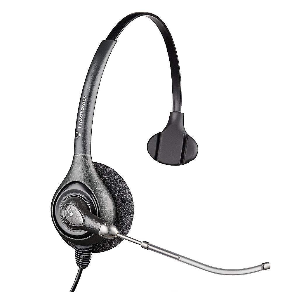 Plantronics HW251H Monaurales Kopfbügel Headset für Hörgerätenutzer Voice Tube
