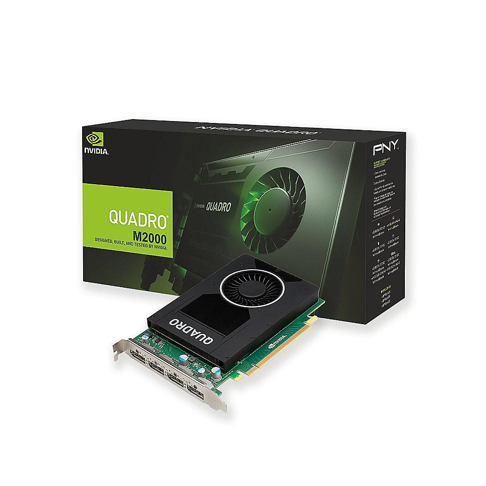 PNY NVIDIA Quadro M2000 4GB PCIe 3.0 Workstation Grafikkarte 4x DP (auf DVI)