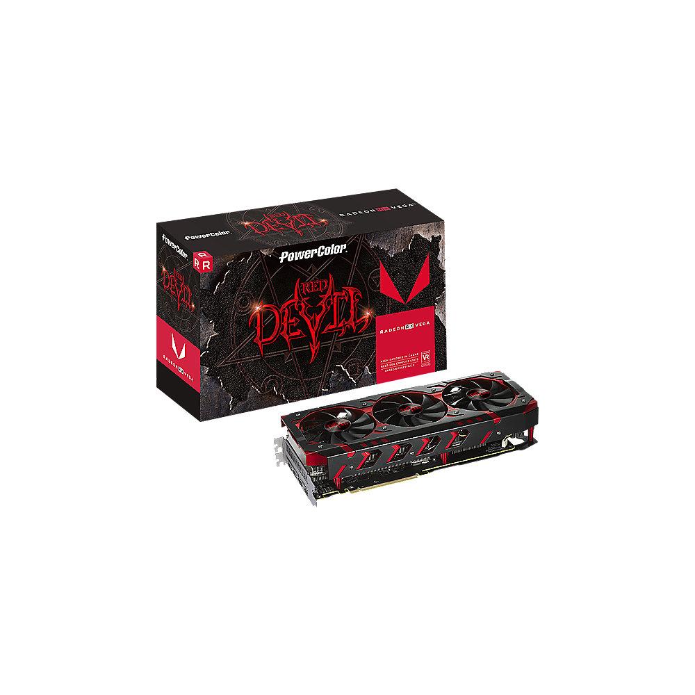 PowerColor AMD Radeon RX Vega 56 Red Devil 8GB HBM2 2xHDMI/2x DP Grafikkarte, PowerColor, AMD, Radeon, RX, Vega, 56, Red, Devil, 8GB, HBM2, 2xHDMI/2x, DP, Grafikkarte