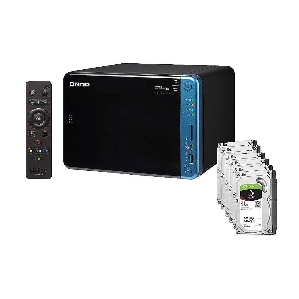 QNAP TS-653B-4G NAS System 6-Bay 12TB inkl. 6x 2TB Seagate ST2000VN004