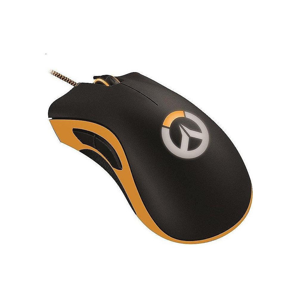 Razer DeathAdder Chroma Gaming Maus mit RGB Beleuchtung Overwatch Ed.