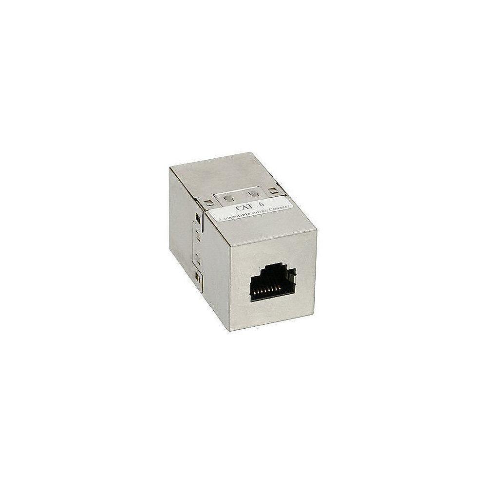 RJ45 Modularkupplung (Buchse-Buchse) CAT6, RJ45, Modularkupplung, Buchse-Buchse, CAT6