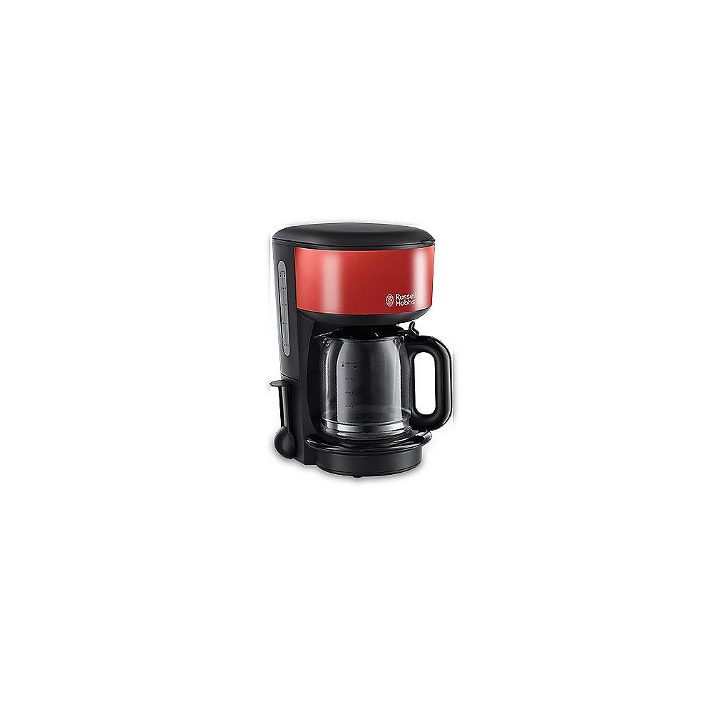 Russell Hobbs 20131-56 Colours Glas-Kaffeemaschine Flame Red