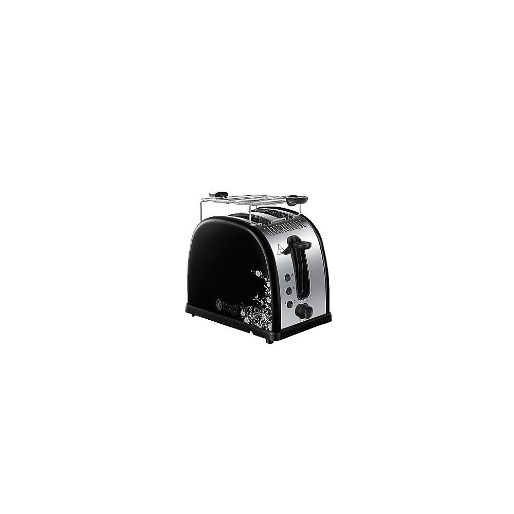 Russell Hobbs 21971-56 Legacy Floral Toaster Edelstahl/Schwarz