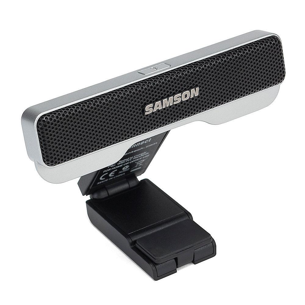 Samson Go Mic Connect USB Kondensator Mikrofon, kompakt  (schwarz/silber)
