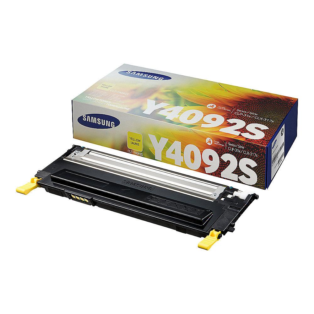 Samsung CLT-Y4092S Original Toner Gelb für ca. 1.000 Seiten