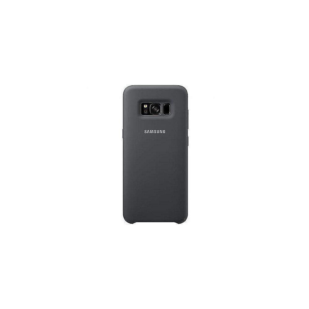 Samsung EF-PG955 Silicone Cover für Galaxy S8  silber-grau